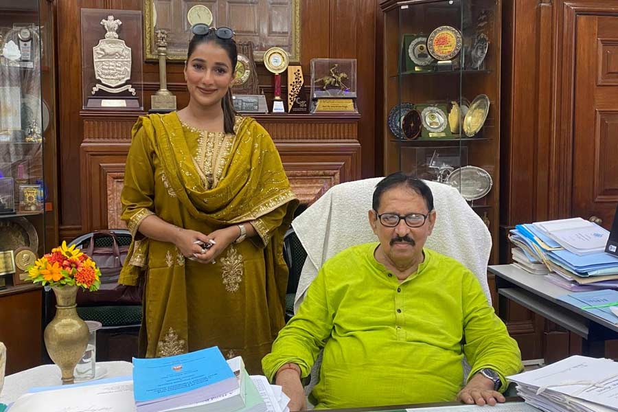 TMC MLA Sayantika Banerjee has sent a letter to governor CV Anand Bose regarding her oath-taking dilemma