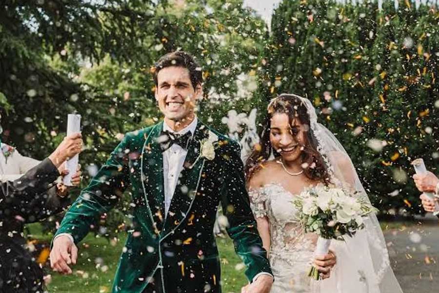 Siddharth Mallya and his wife Jasmine