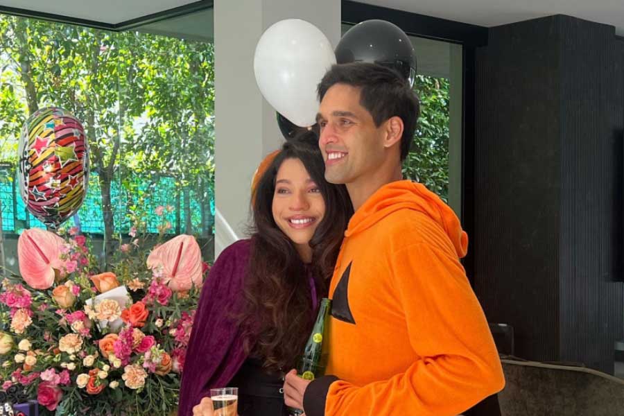 Siddharth Mallya and his wife Jasmine