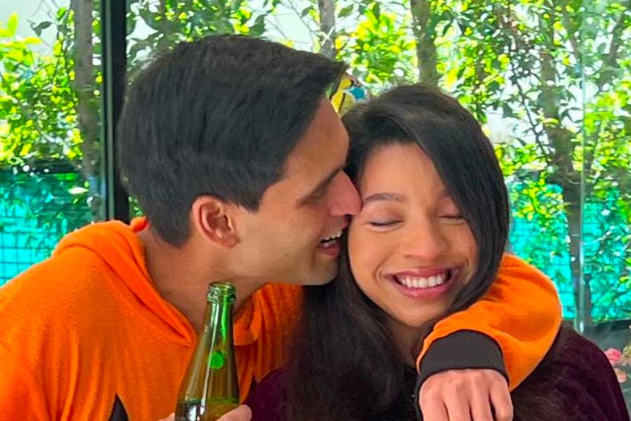 Siddharth Mallya and his wife Jasmine