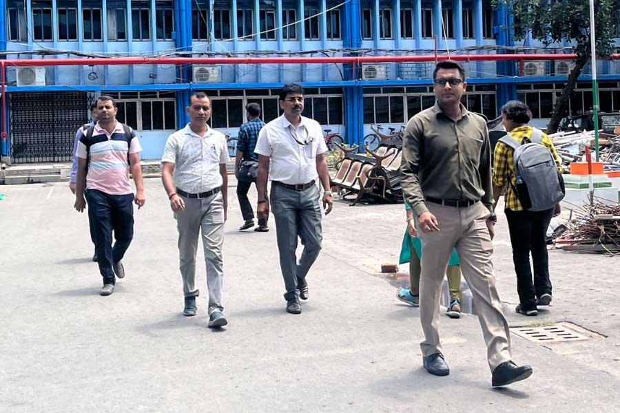 CBI team again reached Bikash Bhawan in connection of recruitment case after Wednesday