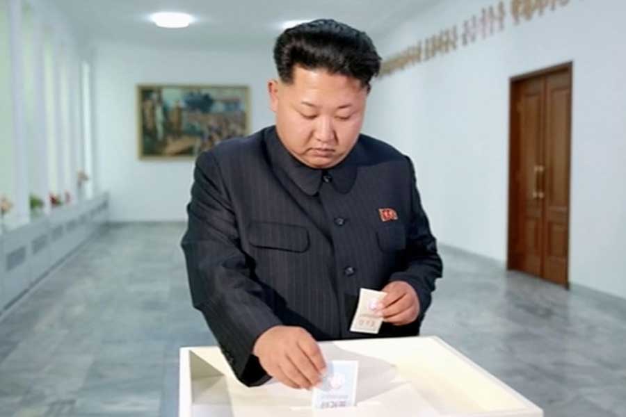 Elections in North Korea has one ballot paper with one name and nearly 100 percent turnout