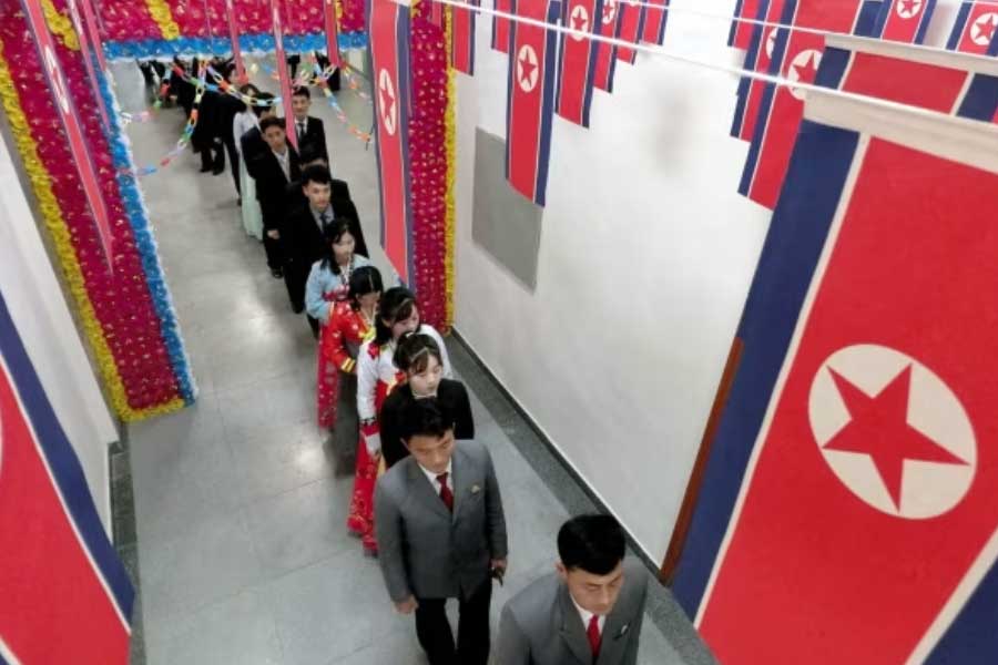 Elections in North Korea has one ballot paper with one name and nearly 100 percent turnout