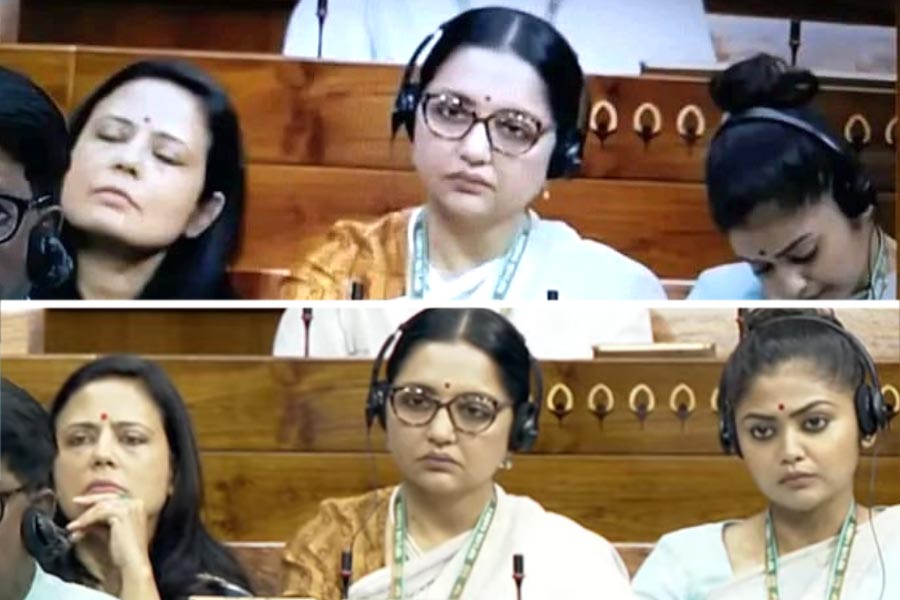 TMC Vs BJP war on social media over pictures of Mahua Moitra, June Malia and Sayani Ghosh