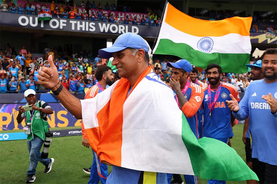 How team India celebrated after winning ICC T20 World Cup Final 2024