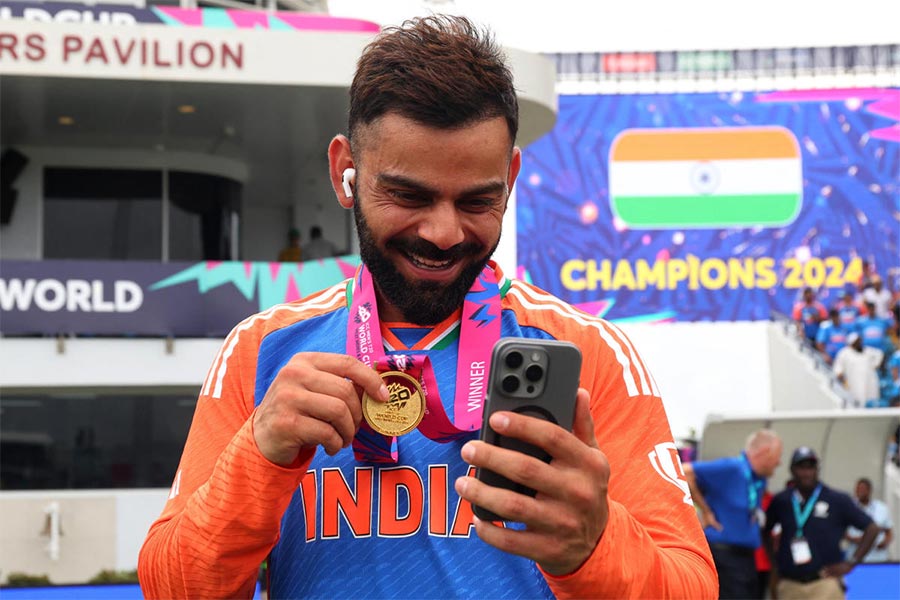 How team India celebrated after winning ICC T20 World Cup Final 2024