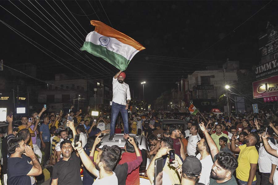 How team India celebrated after winning ICC T20 World Cup Final 2024