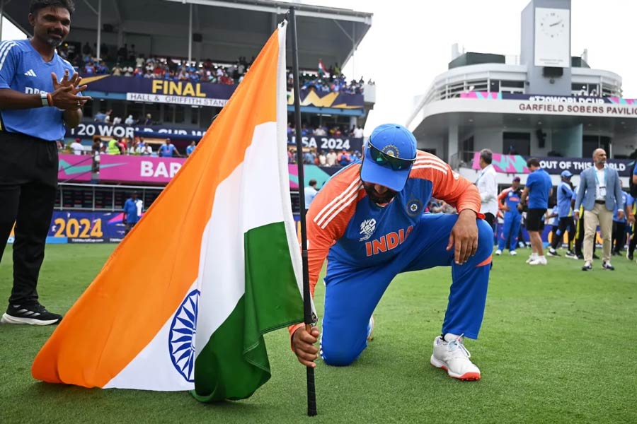 How team India celebrated after winning ICC T20 World Cup Final 2024
