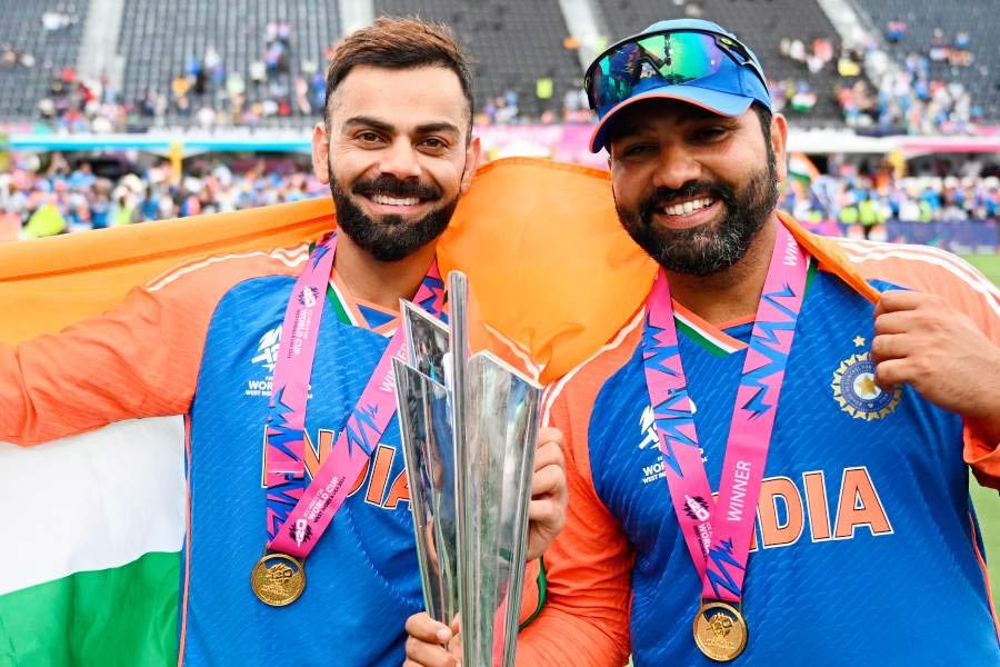 How team India celebrated after winning ICC T20 World Cup Final 2024