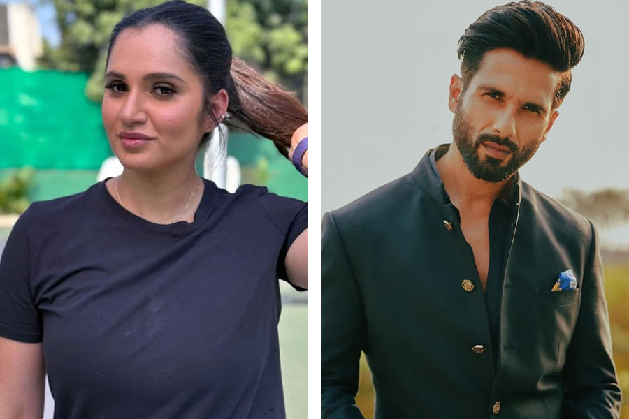 Sania Mirza and Shahid Kapoor