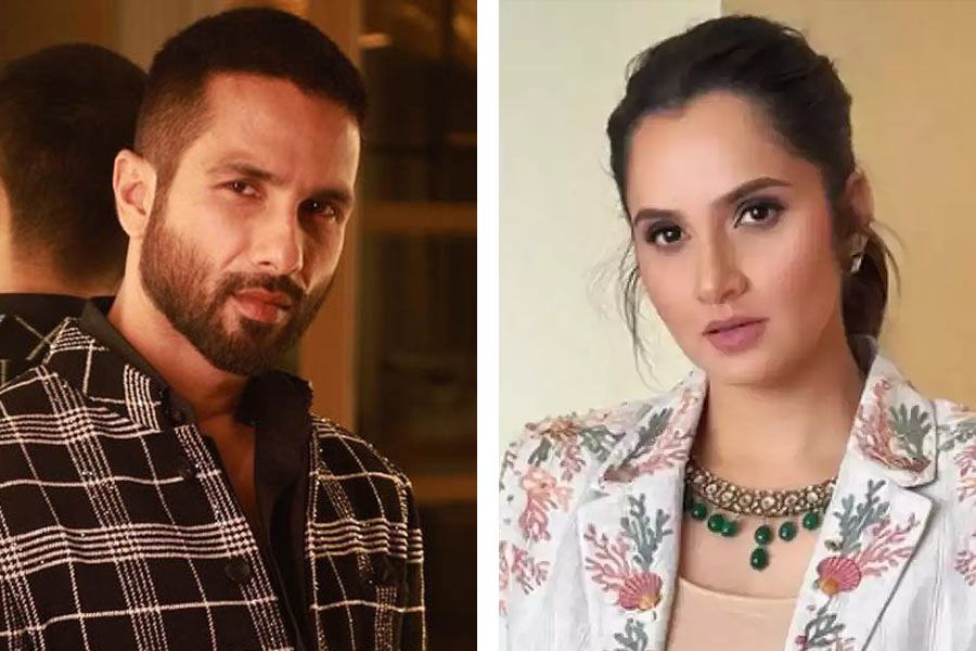 Sania Mirza and Shahid Kapoor
