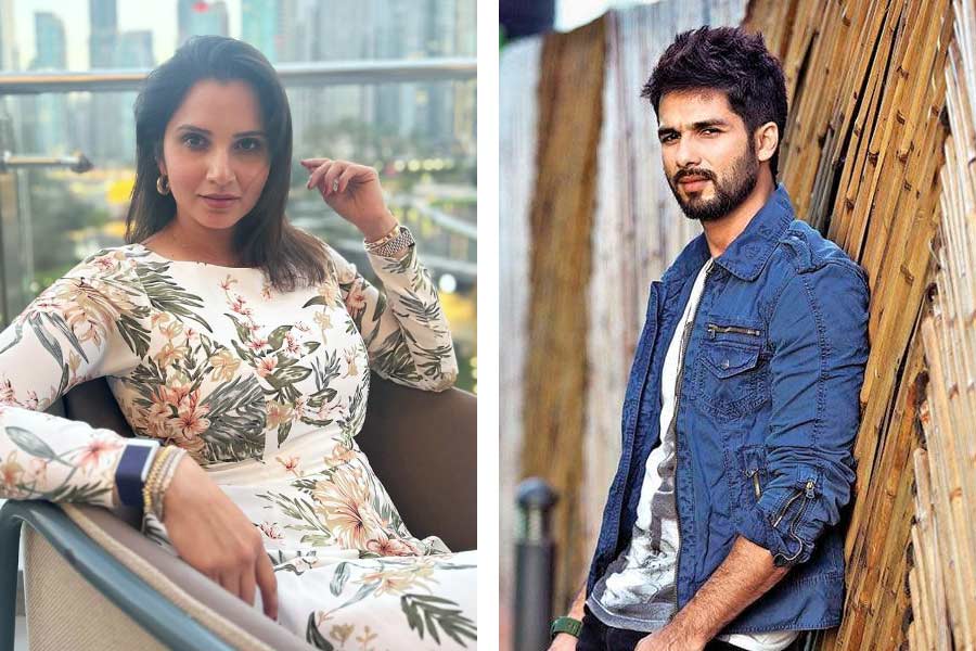 Sania Mirza and Shahid Kapoor