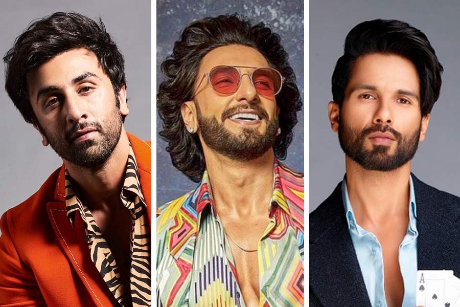 Ranbir Kapoor, Ranveer Singh and Shahid Kapoor