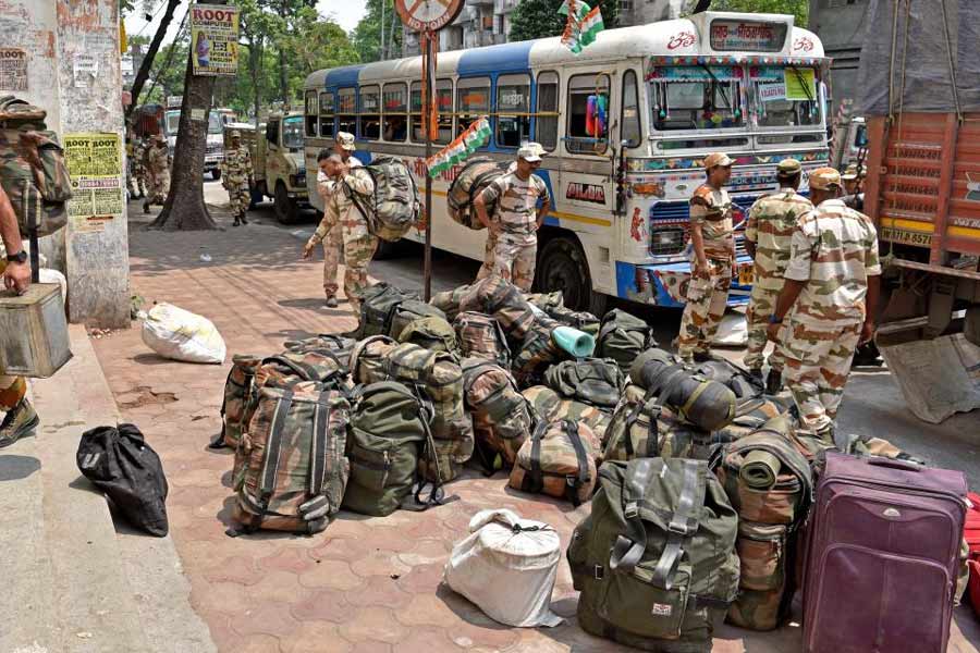 About 190 more companies of the central forces are going to come to West Bengal before the fourth phase of the election
