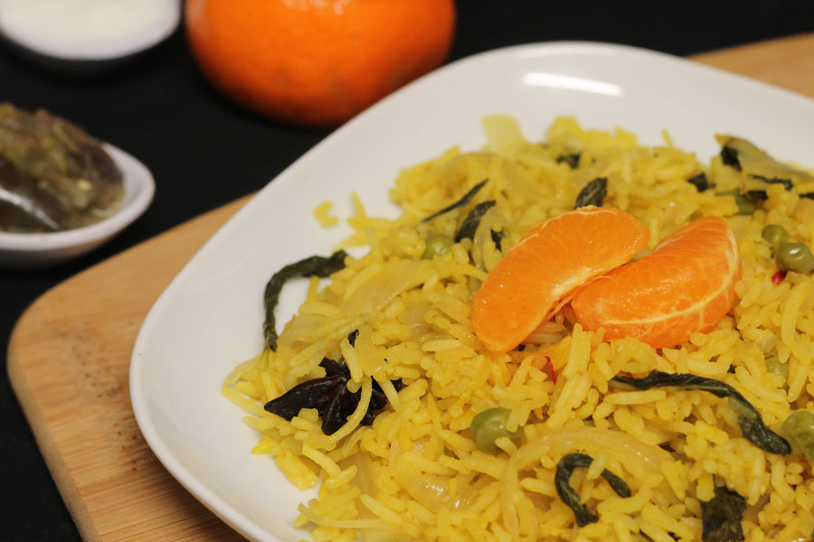 How to cook Pulao with orange pulp or famous Kamola Pulao at home