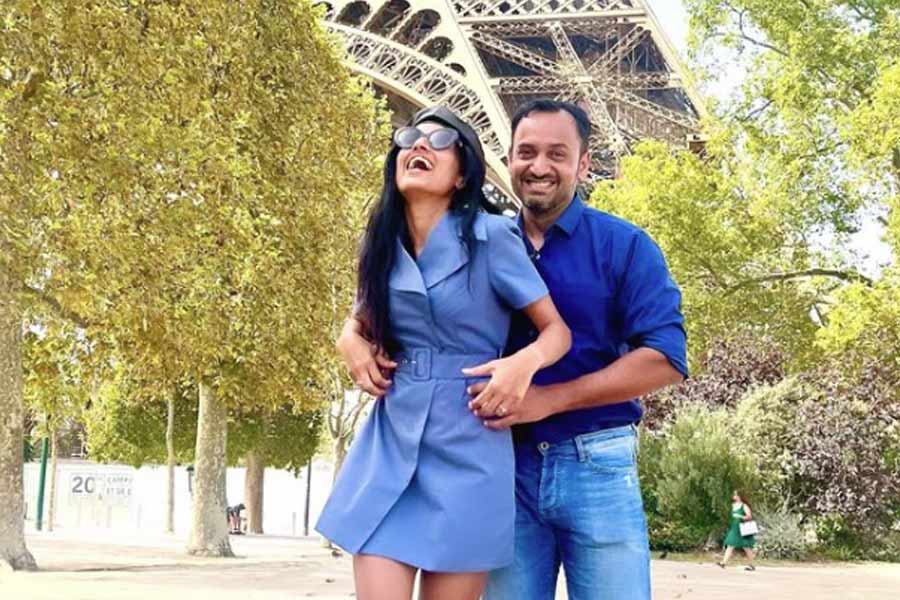 Vineeta Singh with her husband