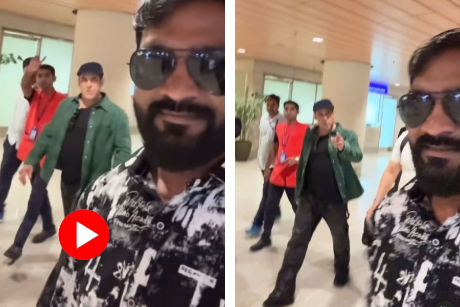 Salman khan loses his cool after a fan tries to take a selfi with him