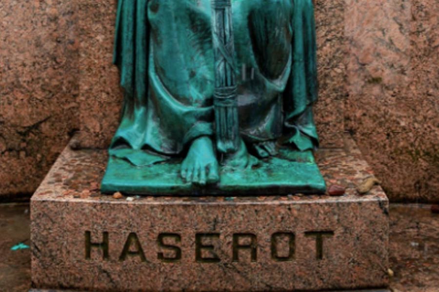 ‘The Angel Of Death Victorius’, the weeping angel of Lake view cemetery, known as the Haserot angel