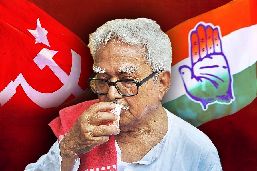 Chairman Biman Basu asked the Left Front partners for 24 hours more time to discuss with the Congress
