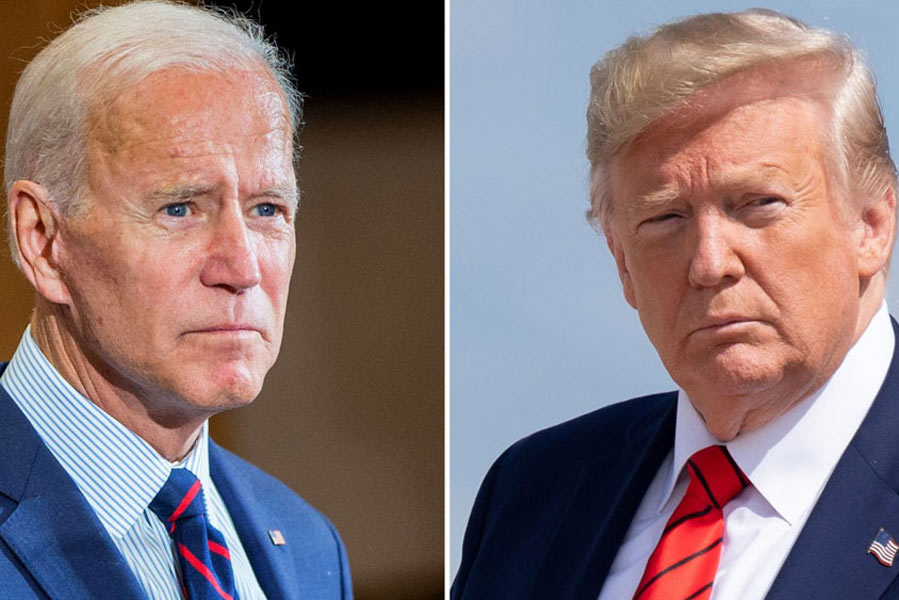 An image of Joe Biden and Donald Trump