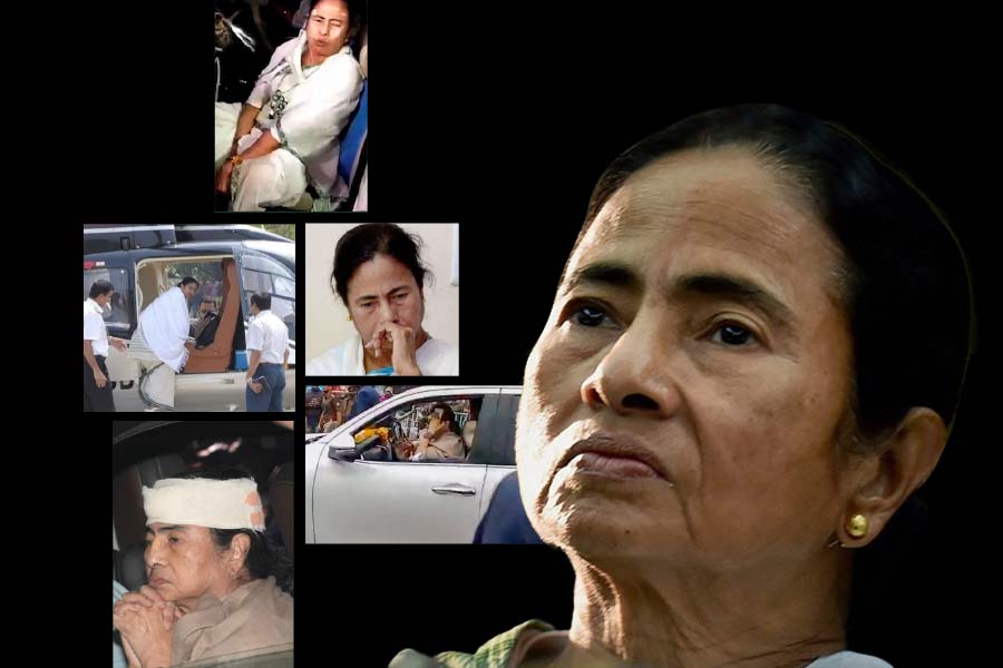 Mamata Banerjee has been injured five times in three years