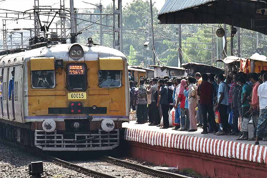 Commuters have been suffering since Saturday morning at Sealdah Section