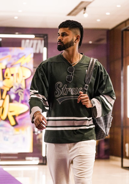 কলকাতা নাইট রাইডার্সের অধিনায়ক শ্রেয়স আয়ার।