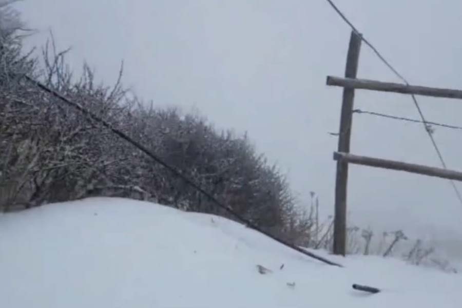 শুরুতে হালকা তুষারপাত হলেও ক্রমশ হাওয়ার বেগের সঙ্গে সঙ্গে পাল্লা দিতে থাকে বরফ। মাঝারি বরফ পড়তে থাকে সারা রাত ধরে। সকাল হতেই সান্দাকফু যেন ভোল বদলে তুষারস্নাত হয়ে ওঠে। তাপমাত্রা তখন শূন্যেরও বেশ অনেকটা নীচে।