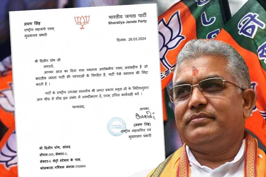 Why BJP leadership sends show couse letter to Dilip Ghosh