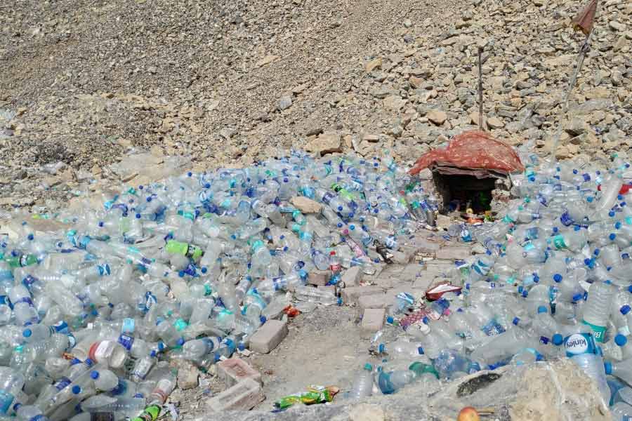 Know about the ghost temple on Gata loops near Leh, where water bottles are offered