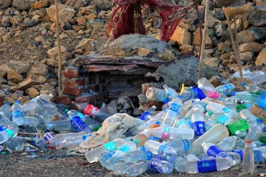 Know about the ghost temple on Gata loops near Leh, where water bottles are offered