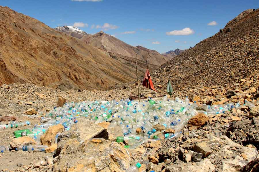 Know about the ghost temple on Gata loops near Leh, where water bottles are offered