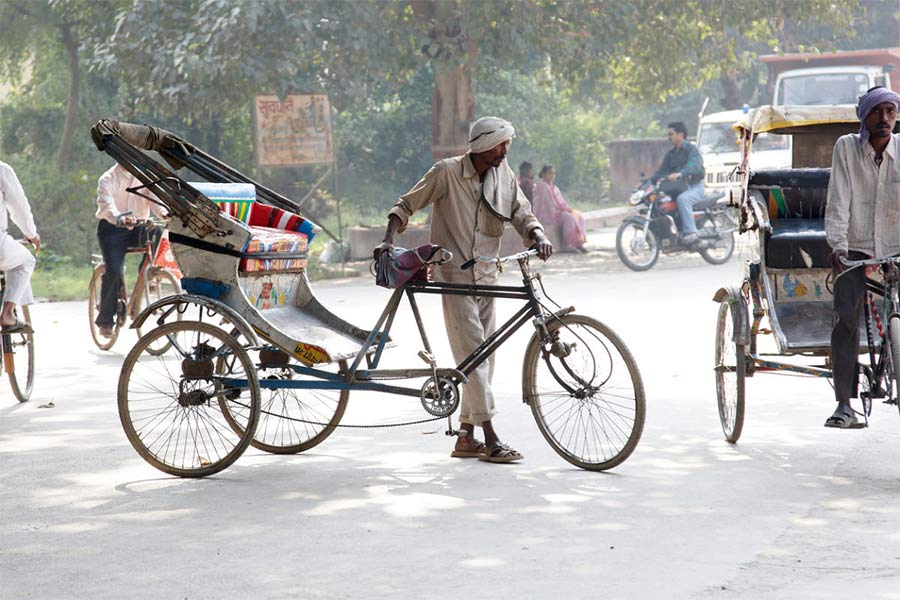 Cycle rickshaw Pullers keeps working day and night everyday in a year, they are labour too but they do not have any Security or stable Income