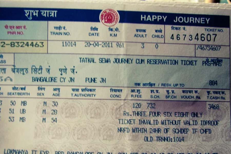 রেলের এই উদ্যোগের ফলে যাত্রীরা এ বার টিকিটের উপরে থাকা তিন বা চারটি ইংরেজি বর্ণ দেখেই বুঝতে পারবেন, তাঁদের টিকিট সংরক্ষিত কি না।