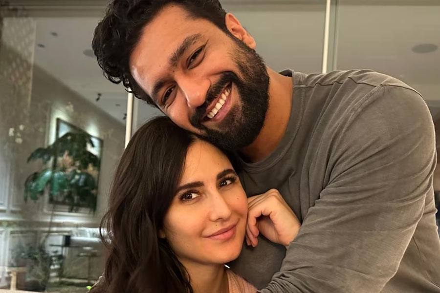 Katrina Kaif reacts as the trailer of Vicky Kaushal starrer Bad newz trailer released