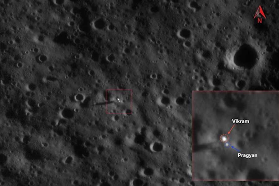 ISRO captures Vikram Lander and Pragyan Rover resting on the Moon dgtl
