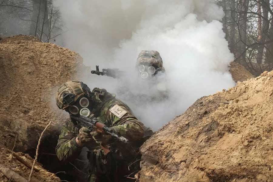 Chemical gas Chloropicrin allegedly used by Russia against Ukraine 