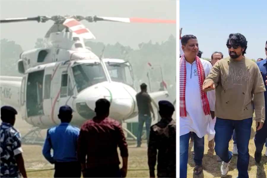 Dev’s helicopter problem while going murshidabad from maldaha dgtld