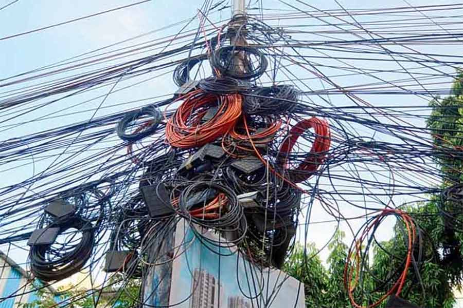 Question rises over stealing of electricity in Narkeldanga