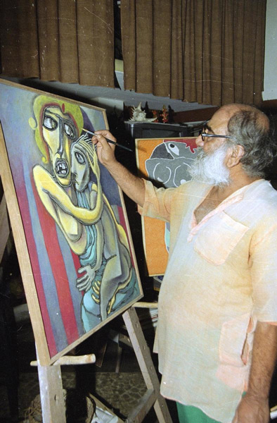 শিল্পী প্রকাশ কর্মকার।
