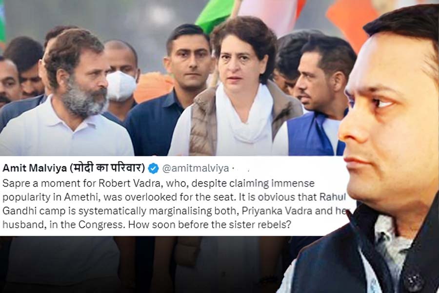 BJP claims Rahul Gandhi camp of Congress systematically marginalising Priyanka Gandhi Vadra and Robert Vadra ahead of Lok Sabha Election 2023 dgtl