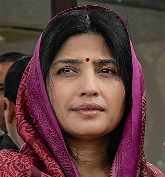 নেত্রী: লখনউয়ে সাংসদ ডিম্পল যাদব।