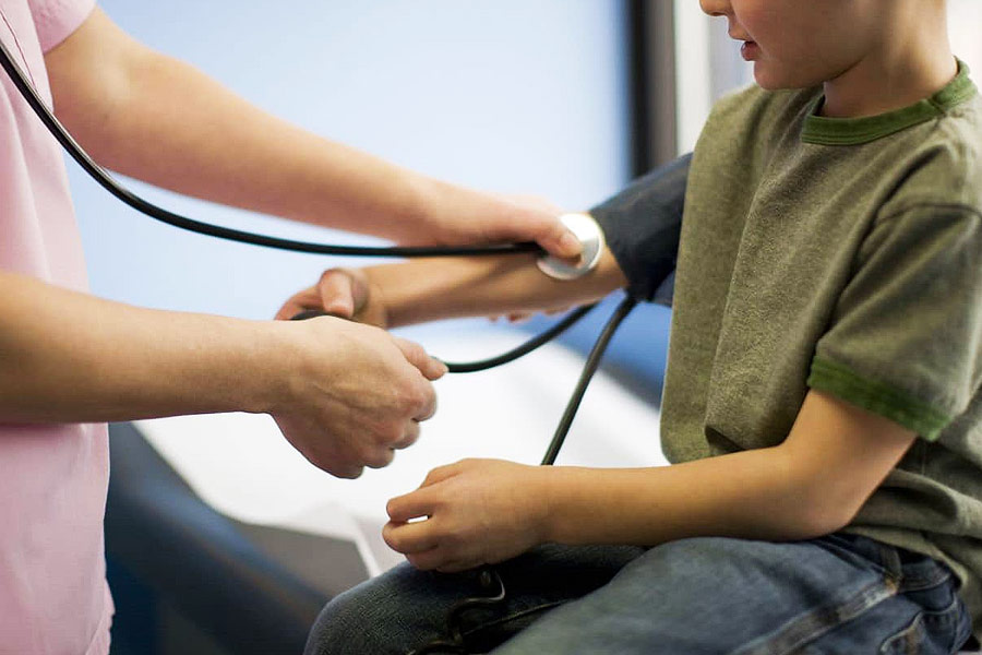 high blood pressure in childhood