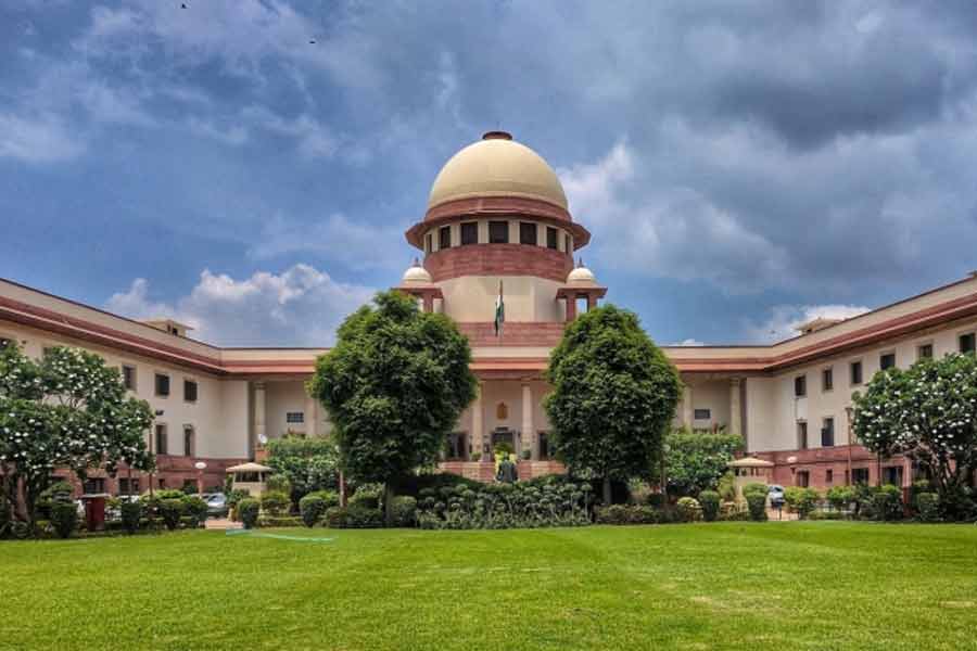 A photograph of Supreme court of India