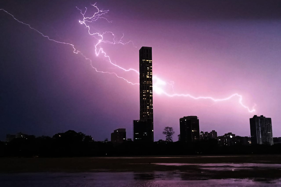 The question arises after the Meteorological Department reported that 45 lightning strikes occurred in Kolkata alone during a three-hour thunderstorm on Monday evening