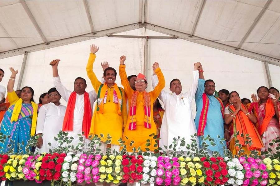 TMC complains after BJP Leader Suvendu Adhikari slammed TMC party during his election campaign