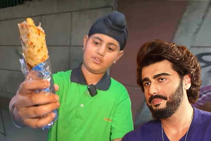 Arjun Kapoor offers educational support to Delhi boy selling rolls following a viral video