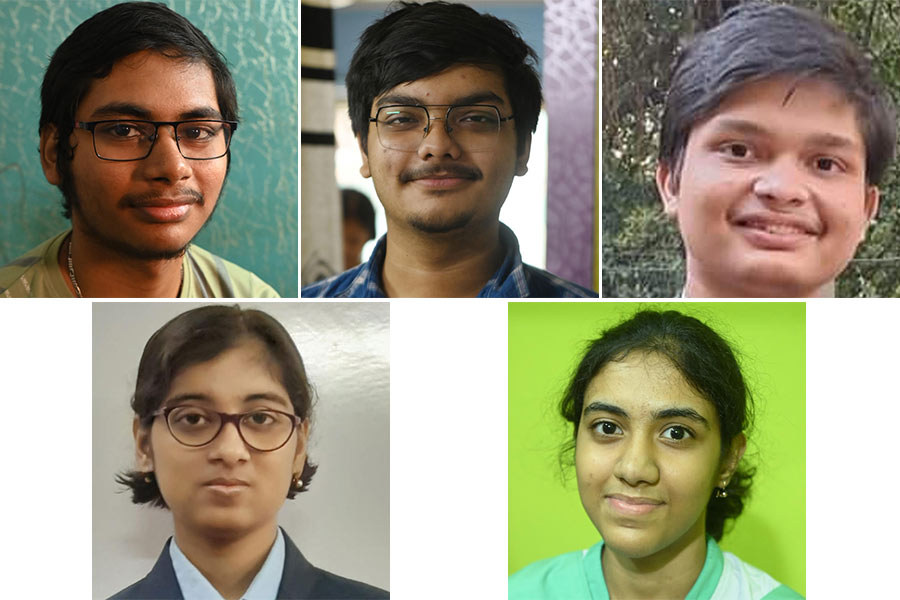 5 higher secondary students from Kolkata ranked from 5th to 10th in the merit list