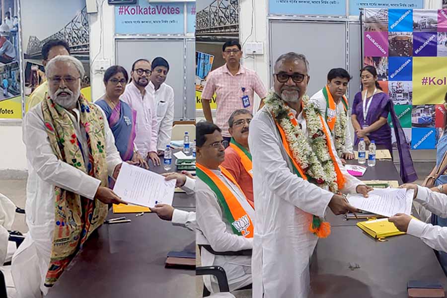 Sudip Bandyopadhyay And Tapas Roy Files Nomination For North Kolkata Constituency In Lok Sabha Election 2024