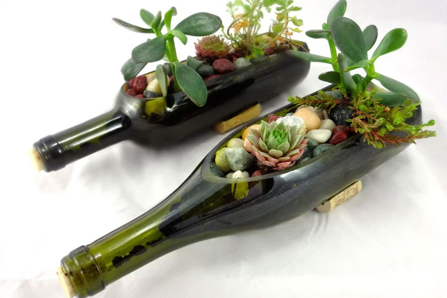Five ways to reuse and repurpose empty liquor bottles 